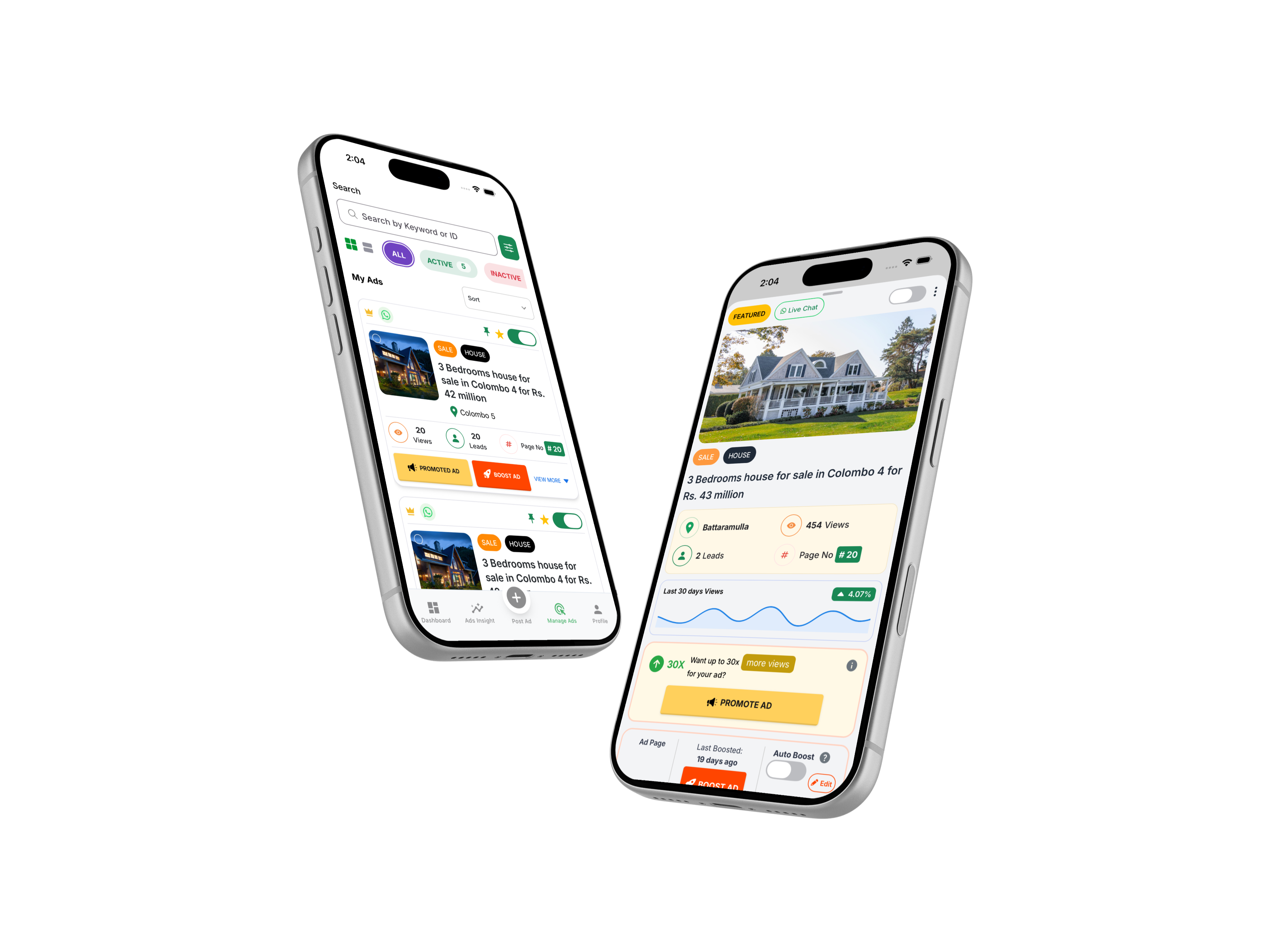 Lanka Property Web screen 1